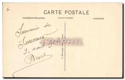 Saumur (M.-et-L.) — Ogólny Widok i Loara (strona wschodnia) — Rewers