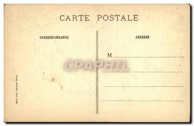 Sainte Geneviève veillant sur Paris — gravure de Puvis de Chavannes — J. E. Bailloz, éditeur, n° 43063 — Verso