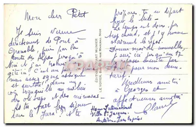 Antibes — Os Velhos Muros — Munier, n°2 — Verso