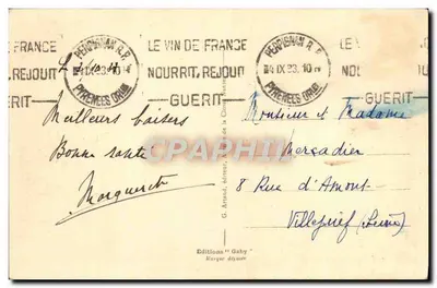 Perpignan - La Basse i Canigou — Wydawnictwo Gaby, nr 2 — Rewers