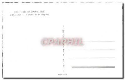 Brides-les-Bains — Trasa do Moutiers, Most Rageat — Réal-Photo — Rewers