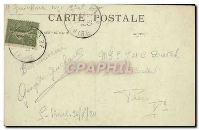Castelo de Lamartine — Saint-Point — Lembranças de Lamartine — Verso