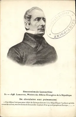 Lamartine, Außenminister — Erinnerungen an Lamartine — Verlag P. Quarrez, Nr. 52