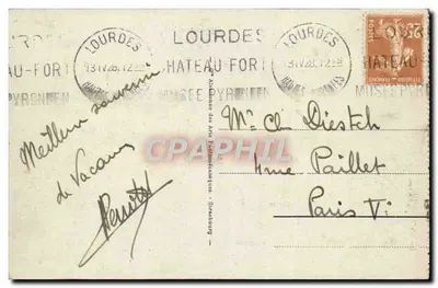 Gavarnie - Le Gave i Cirque — Wydawca: Muzeum Sztuki Pirenejskiej, Lourdes, nr 43 — Rewers