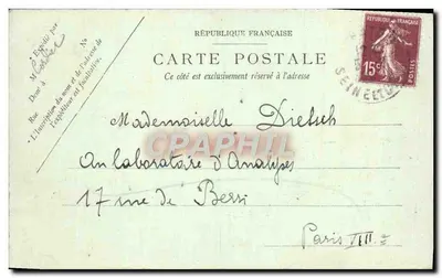 Zamek Courances — LL. — nr 262 — Rewers