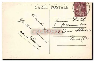 Ao redor de VERNOUX — Rio La Dunière e antigo donjon da Tourette — Li Ardèche Illustrée — Verso