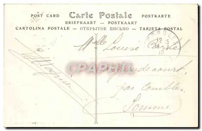 Reims — Ogólny widok z dworca — L. Michaud, księgarz, Reims — Rewers