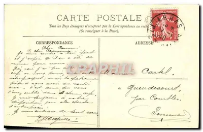 PARIS — A Escada da Ópera — Editor H. Agnès, n° 78 — Verso