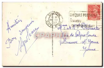Dijon — Kościół Świętego Michała — LL.21 — Spółka Sztuk Fotomechanicznych — Rewers