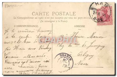 Chalons-sur-Marne — Pont do Cours d'Ormesson — Verso