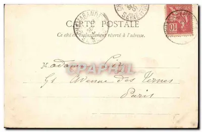 Étampes — Ratusz — wydawca Impr. Lib. Étampes - Richon, n°5 — Rewers