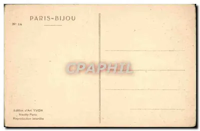 Notre-Dame de Paris (l'abside) — vue de trois-quarts — Édition d'Art YVON, N° 14 — Verso