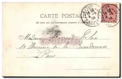 Autun — Świątynia Janusza — Nourry et Guignard, Attin. — Rewers