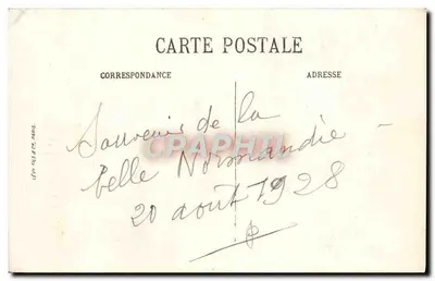 BELLÊME — O Campanário da Igreja — Edit Gérault-Barvi-le, Mortagne — Verso
