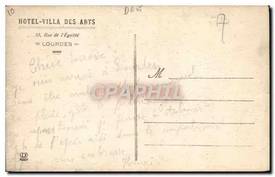 Les Hautes-Pyrénées — Lourdes, Le Piscine — Fototipia Labouche Frères, Toulouse — Verso