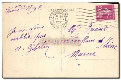 Marselha - A Igreja de São Vicente de Paulo — Mireille, n°121 — Verso