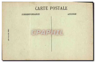 Bilhete postal antigo Ponte Croix Intérieur de Notre Dame du Roscudon — Verso