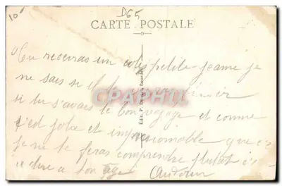 Lourdes — De gekroonde Maagd — P. D. — Achterkant