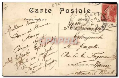 Montmorency — Le ruisseau de mousse — E.M. n°2690 — Verso