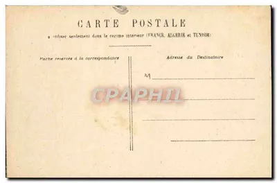 Paris - Boulevard de la Madeleine — vista do Palácio de Justiça — editor desconhecido — Verso
