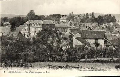 Bellême — Vista Panorâmica — Edit. Gérault-Barville, Mortagne