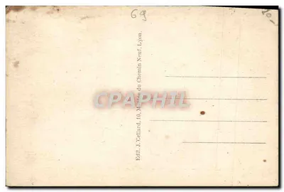 Villefranche-en-Beaujolais — Gargouille de Notre-Dame-des-Marais — J. Cellard, Lyon — Verso