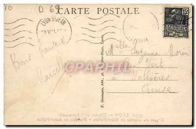 LYON — Szpital Antiquaille — Krypta Grobu Świętego Pothina — Fresk Świętego Pothina — Rewers