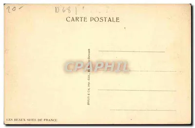 Hospício de São Bernardo — vista do lago e das montanhas — série 13502, editor Braun & Cie — Verso