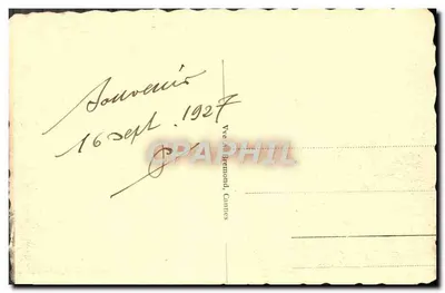 Île Saint-Honorat — Zamek — widok zamek wzniesionego na skałach — wydawca nieznany, n° 9 — Rewers