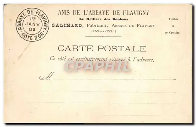 Abbaye de Flavigny — Krypta Merowingijska — Photo-Abbaye, seria 1re nr 8 — Rewers