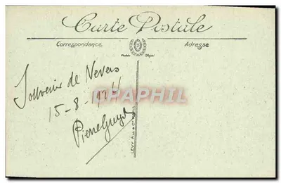Nevers — Pałac Ducal — Liorairie Th. Ropiteau — Rewers