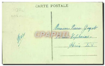 Pyrrenées — Lourdes — Zamek — wydawca nieznany, nr 107 — Rewers