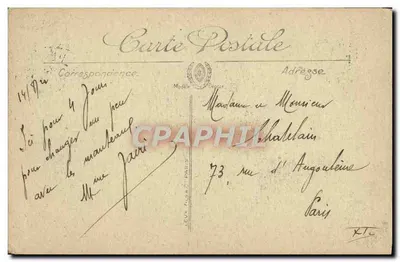Boulogne-sur-Mer — Vista general del Castillo — LL. n°266 — Reverso