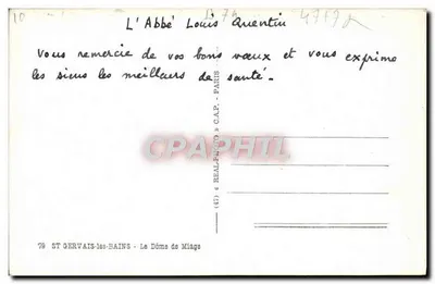 El Domo de Miage — ST GERVAIS-les-BAINS — editor C.A.P. — Reverso