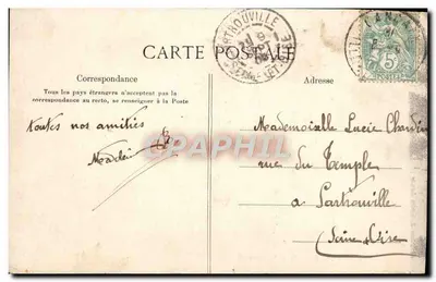 Cancale — Plaża — W. Collard, Cancale, n°4133 — Rewers