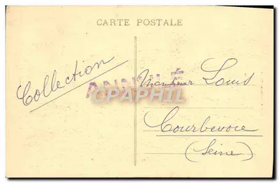 Les Andelys (Eure) — Château Gaillard (12e eeuw) — Photo Éd. Levrerue, Versan — Achterkant