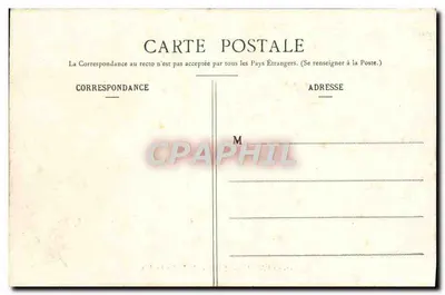 Château-Gontier - O Jardim Inglês — Edição J. Malicot, fot., Sablé-sur-Sarthe — Verso