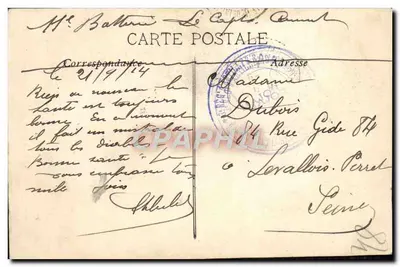 Marseille. Plac Bourse — widok budynku centralnego i monumentu centralnego — wydawca nieznany, nr 58 — Rewers