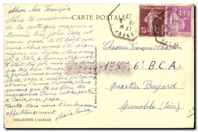 Ribeauvillé — Castelo de São Ulrico — Braun & Cie, Dornach — Verso