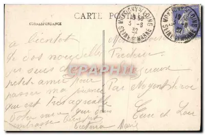 Montigny-Marlotte — Le Long-Rocher, Vista dal Sud — Plaine-Verte L.C. — Verso
