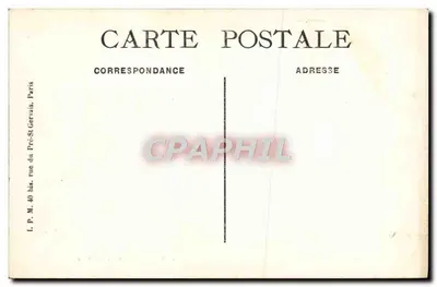 Fachada do Castelo de Courances — Libr. Mme Ed. Hamelin, Mâcon — Verso