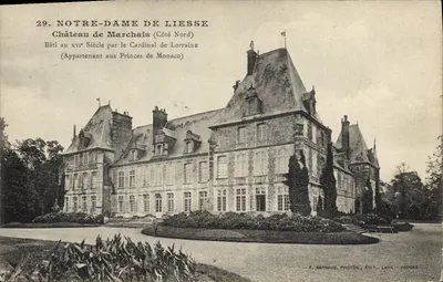 Castelo de Marchais — Lado Norte — F. Barnaud, Fotógrafo, Editor, Laon - Depositado