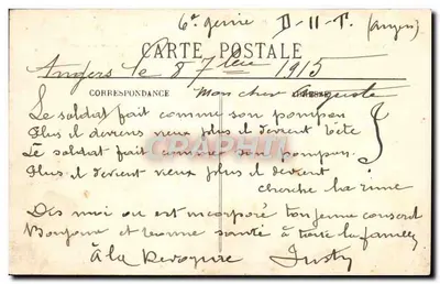 Angers — ogólne widok zamku — L. V., pbot. — Rewers