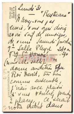 Cartolina d'epoca Les Vaulx De Cernay Moulins Des Roches — Verso