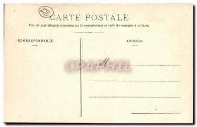 Plombières-les-Bains — Vale de Semouse - Castelo de Pruinee — imp. Ad. Welch, Sauss-Dit (Depositado) N° 4190 — Verso