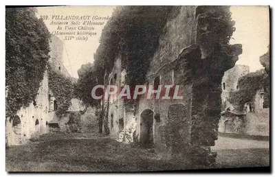 विलांड्रॉ (जिरॉन्ड) — पुराना सम्मान कक्ष पुराने किले का — इतिहास के अंतर्गत चौदहवीं शताब्दी