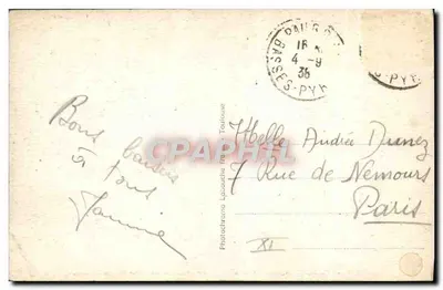 Pau - Castelo de Henrique IV - Torre de menagem e entrada — Les Basses-Pyrénées, n°40 — Verso