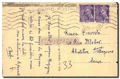 Bordeaux — Le Stade Municipal (Porte Monumentale) — Éditeur : La Carte Postale, n° 135 — Rewers