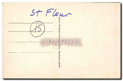 St-FLOUR (Cantal) — Wewnętrzne wnętrze katedry (XIV wiek) — Rewers