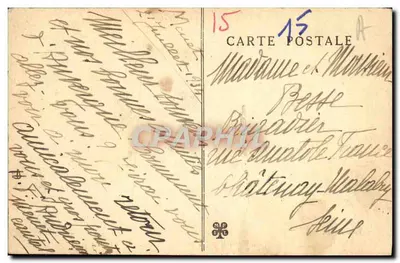 Cantal. Drogę z RIOM do MENET — Most Śmierci — Drukarnia Barbat, nr 302 — Rewers